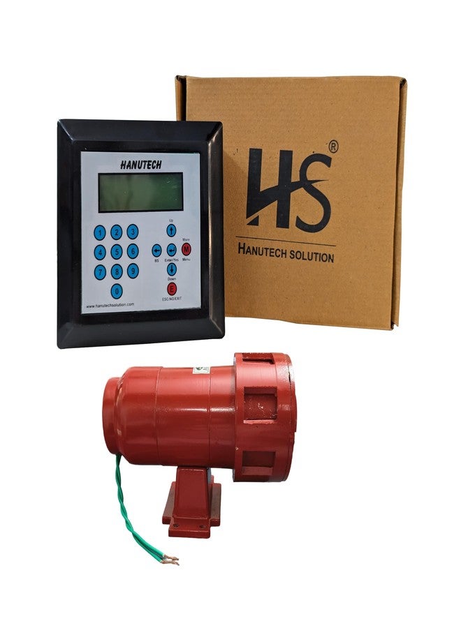 Hanutech Multipurpose Automatic School Bell Timer with AC Industrial Siren 1KM Loud Hooter Sound for Factories, Industries & More - Image 1
